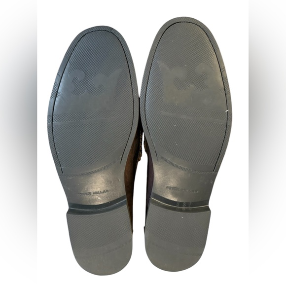 Peter Millar Men\'s Handsewn Leather Penny Loafers Men’s Size 13.5